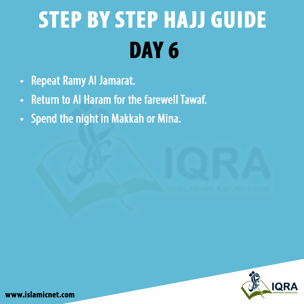 Hajj Day 6